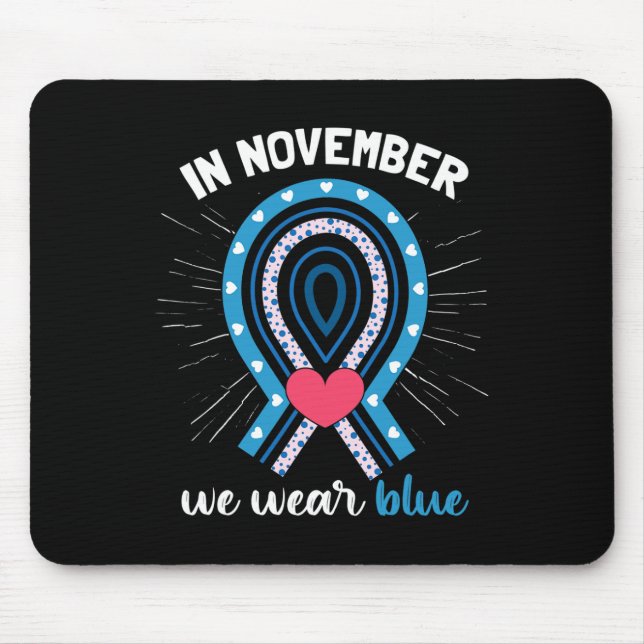 T1D Diabetes Awareness t Diabetes Awareness Day T1 Mouse Mat (Front)