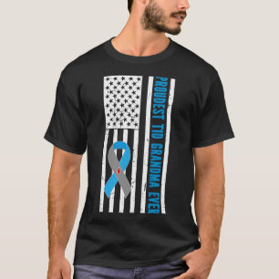 T1D Diabetes Warrior Grandma Type 1 Diabetes Aware T-Shirt