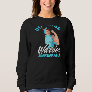 T1d Diabetes Warrior Unbreakable Diabetes Awarenes Sweatshirt
