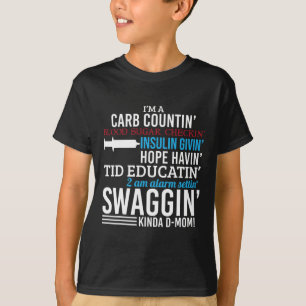 T1d Diabetic Mum Type 1 Diabetes Awareness Women F T-Shirt