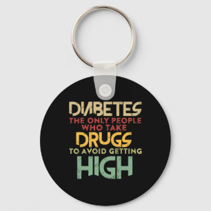 T1d Diabetic Type 1 Diabetes Awareness Men Women K Key Ring
