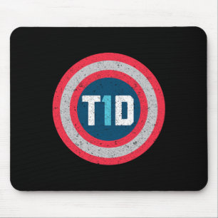 T1d Diabetic Type 1 Diabetes Awareness Men Women K Mouse Mat