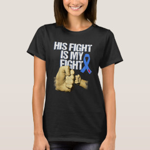 T1d Her Fight Is My Fight Diabetes Awareness Blue T-Shirt