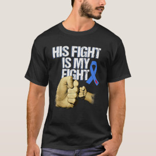 T1d Her Fight Is My Fight Diabetes Awareness Blue  T-Shirt