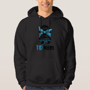T1d Mom Type 1 Mama Diabetes Awareness Month Hoodie
