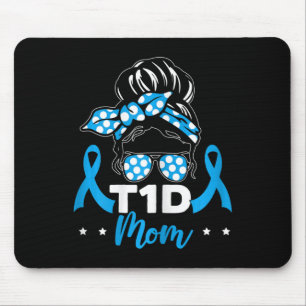 T1d Mum Diabetes Warrior Diabetes Awareness Diabet Mouse Mat