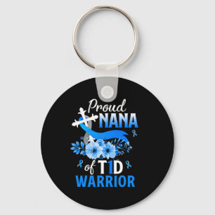 T1d Nana Type 1 Diabetes Awareness Insulin Family Key Ring
