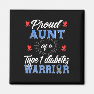 T1d Proud Aunt Diabetes Awareness Type 1 Insulin P Magnet
