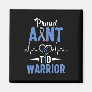 T1d Proud Aunt Diabetes Awareness Type 1 Insulin P Magnet