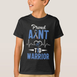 T1D Proud Aunt Diabetes Awareness Type 1 Insulin P T-Shirt