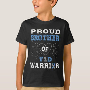 T1d Proud Brother Diabetes Awareness Type 1 Insuli T-Shirt