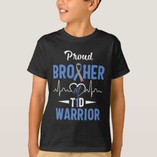 T1d Proud Brother Diabetes Awareness Type 1 Insuli T-Shirt