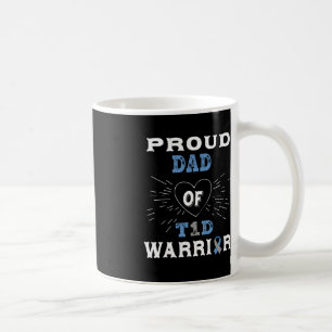T1D Proud Dad Diabetes Awareness Type 1 Insulin Pa Coffee Mug