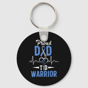 T1d Proud Dad Diabetes Awareness Type 1 Insulin Pa Key Ring