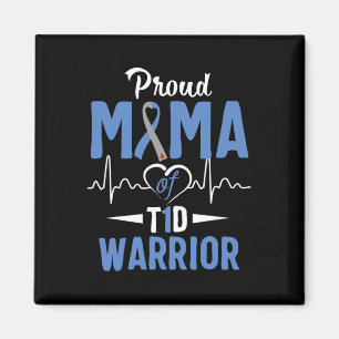T1D Proud Mama Diabetes Awareness Type 1 Insulin P Magnet