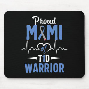 T1d Proud Mimi Diabetes Awareness Type 1 Insulin P Mouse Mat