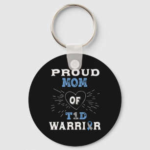 T1d Proud Mum Diabetes Awareness Type 1 Insulin Pa Key Ring