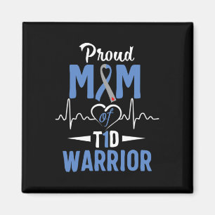 T1d Proud Mum Diabetes Awareness Type 1 Insulin Pa Magnet