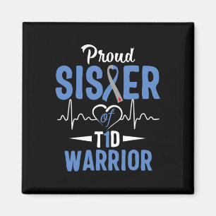 T1d Proud Sister Diabetes Awareness Type 1 Insulin Magnet