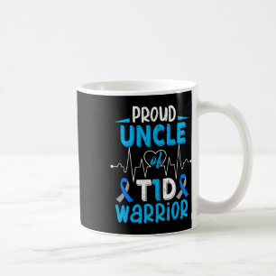 T1d Proud Uncle Diabetes Awareness Type 1 Insulin  Coffee Mug