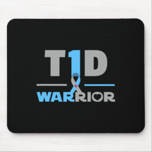 T1D Quote Fun Type 1 Diabetes Diabetes Awareness M Mouse Mat