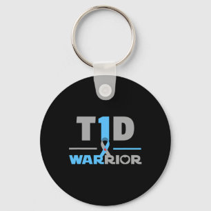 T1d Quote Fun Type 1 Diabetes Key Ring