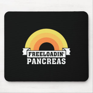 T1D Type 1 Diabetes Awareness Freeloading Pancreas Mouse Mat