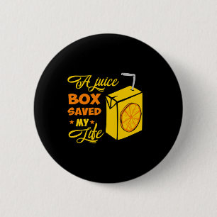 T1d Type 1 Diabetes Awareness Gift Juice Box Saved 6 Cm Round Badge