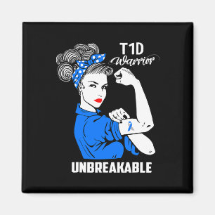 T1d Type 1 Diabetes Awareness Type 1 Diabetes Gift Magnet