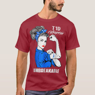 T1D Type 1 diabetes Awareness Type 1 Diabetes T-Shirt