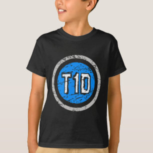 T1d Type 1 Superhero Emblem Diabetes Awareness T-Shirt