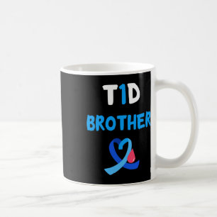 T1d Warrior Brother Diabetes Awareness Squad Suppo Coffee Mug