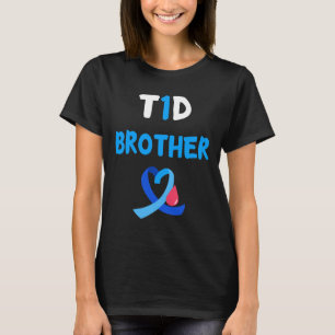 T1d Warrior Brother Diabetes Awareness Squad Suppo T-Shirt