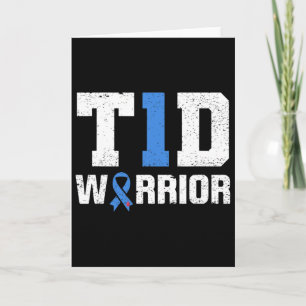 T1d Warrior Diabetes Warrior Diabetes Awareness Card