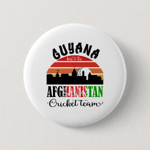 T20 Cricket Guyana Host To The Afghanistan Cricket 6 Cm Round Badge