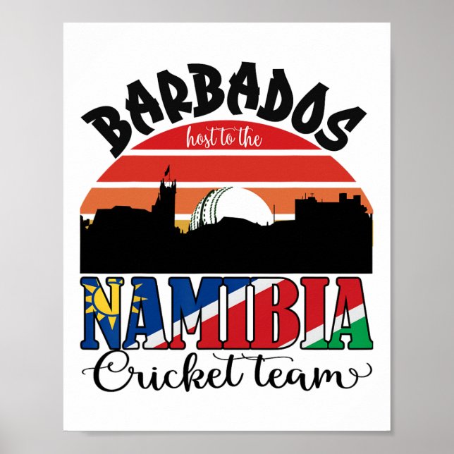 T20 Cricket Guyana Host To The Namibia Cricket Tea Poster (Front)