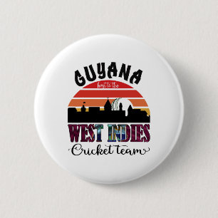 T20 Cricket Guyana Host To The West Indies Cricket 6 Cm Round Badge