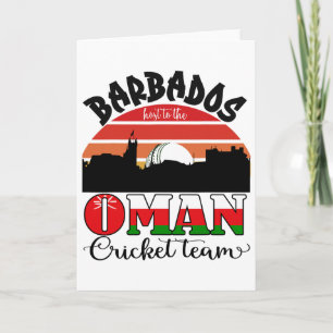 T20 Cricket Rdos Host To The Namibia Cricket Team Card