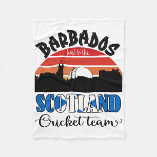 T20 Cricket Rdos Host To The Scotland Cricket Team Fleece Blanket