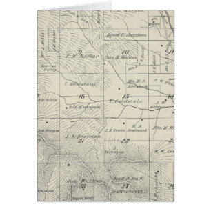 T20S R29E Tulare County Section Map