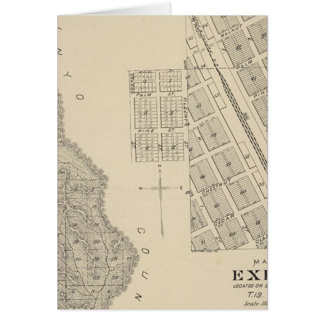 T2124S R3637E Tulare County Section Map (Front)