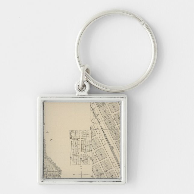 T2124S R3637E Tulare County Section Map Key Ring (Front)