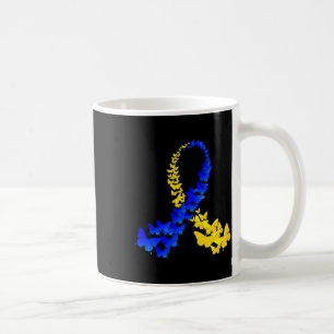 T21 Butterfly World Down Syndrome Day Women Kids Coffee Mug