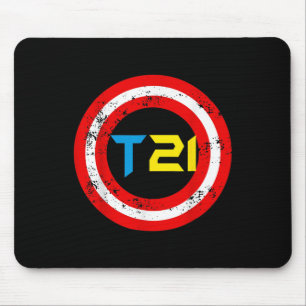 T21 Superhero World Down Syndrome Awareness Day Ki Mouse Mat