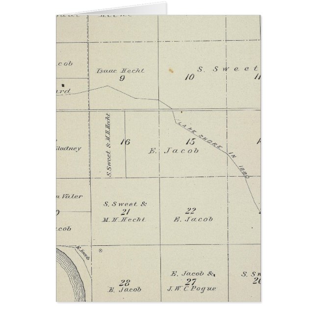 T21S R22E Tulare County Section Map (Front)