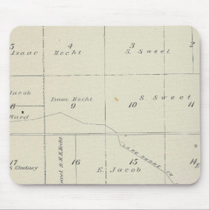 T21S R22E Tulare County Section Map Mouse Mat