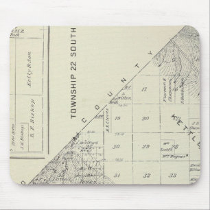 T2223S R1617E Tulare County Section Map Mouse Mat
