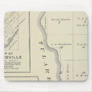 T22S R22E Tulare County Section Map Mouse Mat