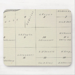 T23S R22E Tulare County Section Map Mouse Mat