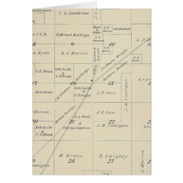 T23S R23E Tulare County Section Map (Front)